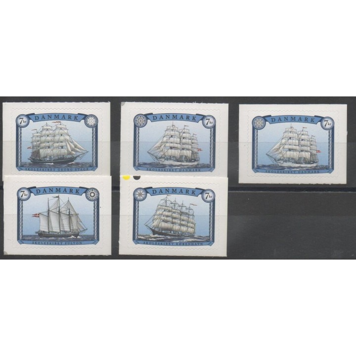Timbres - Danemark - 2015 - No 1809/1812 - bateaux