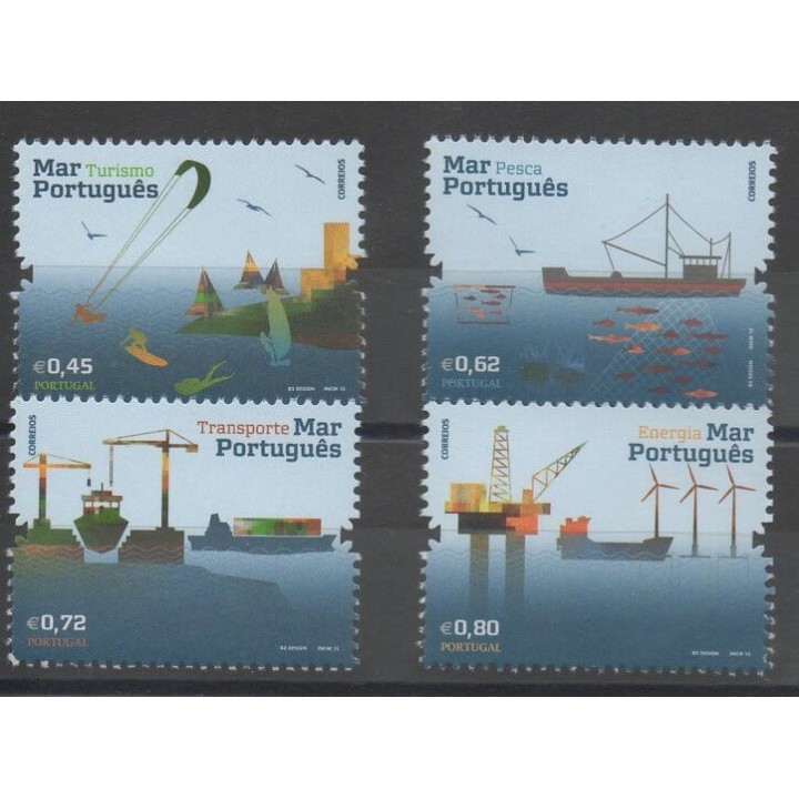 Timbres - Portugal - 2015 - No 4054/4057 - bateaux