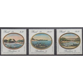 Acheter cette série de timbres du Brésil de l'année 1979 (No 1386/1388).