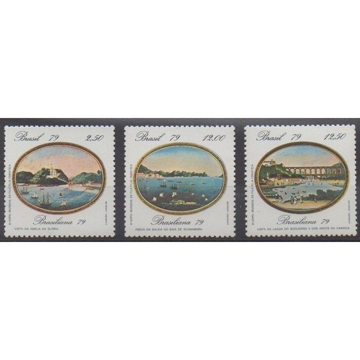 Acheter cette série de timbres du Brésil de l'année 1979 (No 1386/1388).