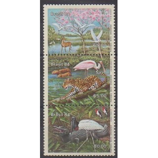 Acheter cette série de timbres du Brésil de l'année 1984 (No 1666/1668).
