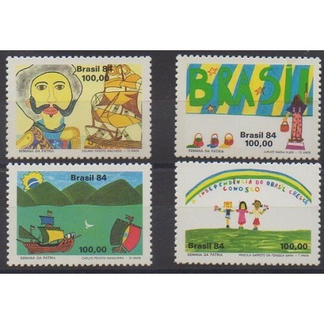 Brésil - 1984 - No 1686/1689 - Dessins d'enfants