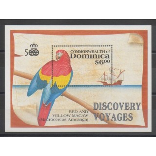 Timbres - Dominique - 1991 - No BF 186 - Christophe Colomb
