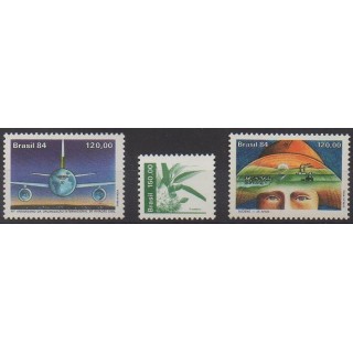 Acheter cette série de timbres du Brésil de l'année 1984 (No 1710/1712).