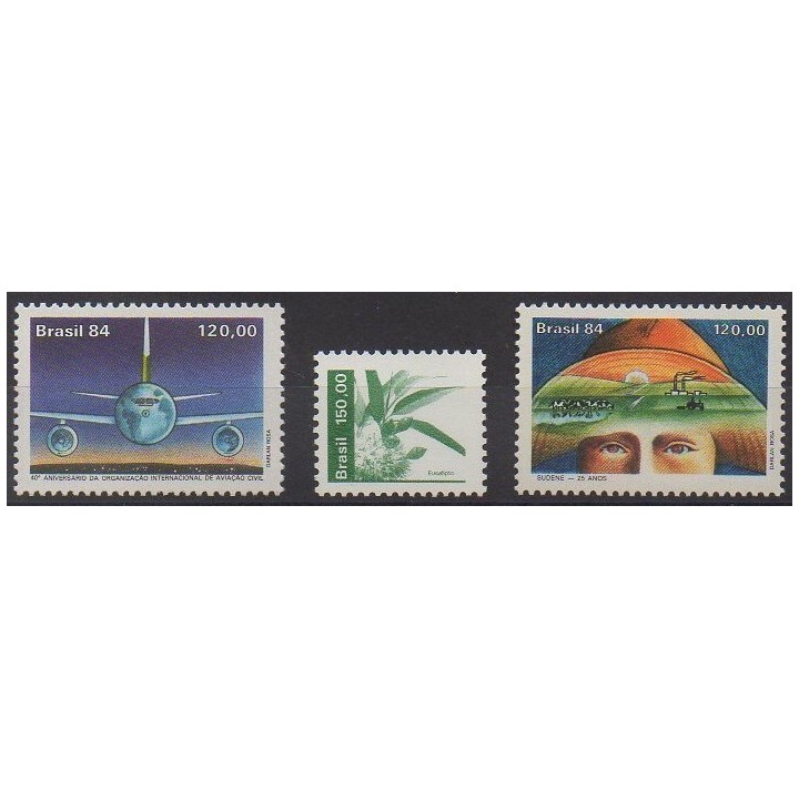 Acheter cette série de timbres du Brésil de l'année 1984 (No 1710/1712).