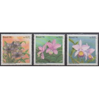 Acheter cette série de timbres du Brésil de l'année 1996 (No 2290/2292).