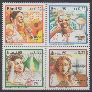Acheter cette série de timbres du Brésil de l'année 1998 (No 2379/2382).