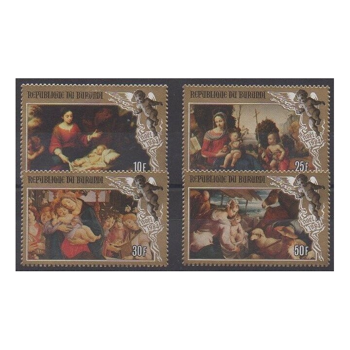Acheter cette série de timbres du Burundi de l'année 1985 (No 908/911).