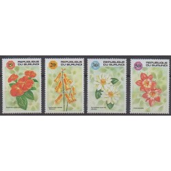 Burundi - 1992 - No 954/957 - Fleurs