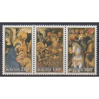 Acheter cette série de timbres du Burundi de l'année 1992 (No 986/988).