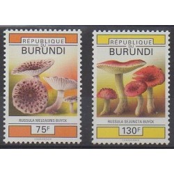 Burundi - 1992 - No 982/983 - Champignons
