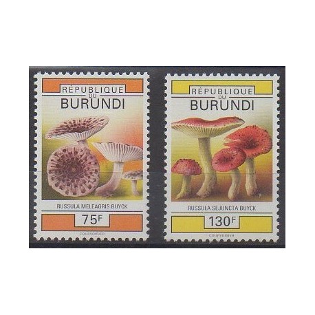 Burundi - 1992 - No 982/983 - Champignons