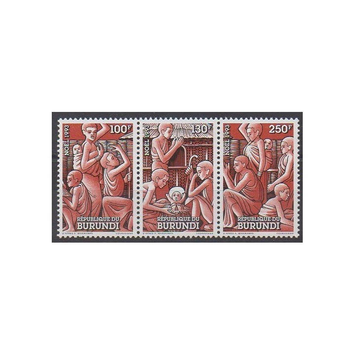 Acheter cette série de timbres du Burundi de l'année 1993 (No 1008/1010).