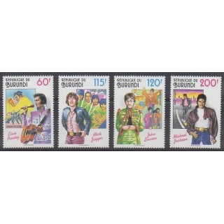 Acheter ces timbres du Burundi de l'année 1994 (No 1011/1014).
