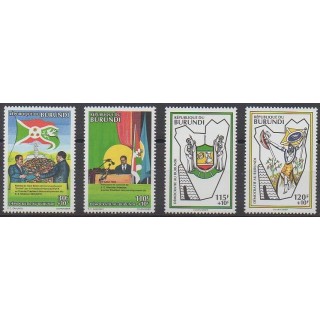 Acheter cette série de timbres du Burundi de l'année 1994 (No 1016/1019).