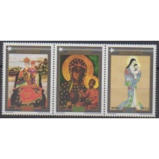 Acheter cette série de timbres du Burundi de l'année 1994 (No 1020/1022).