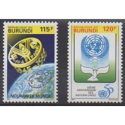 Burundi - 1995 - No 1023/1024 - Nations unies