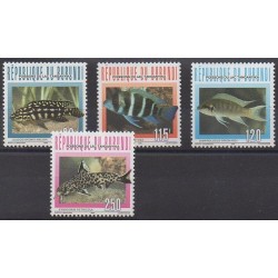 Burundi - 1996 - No 1039A/1039D - Vie marine