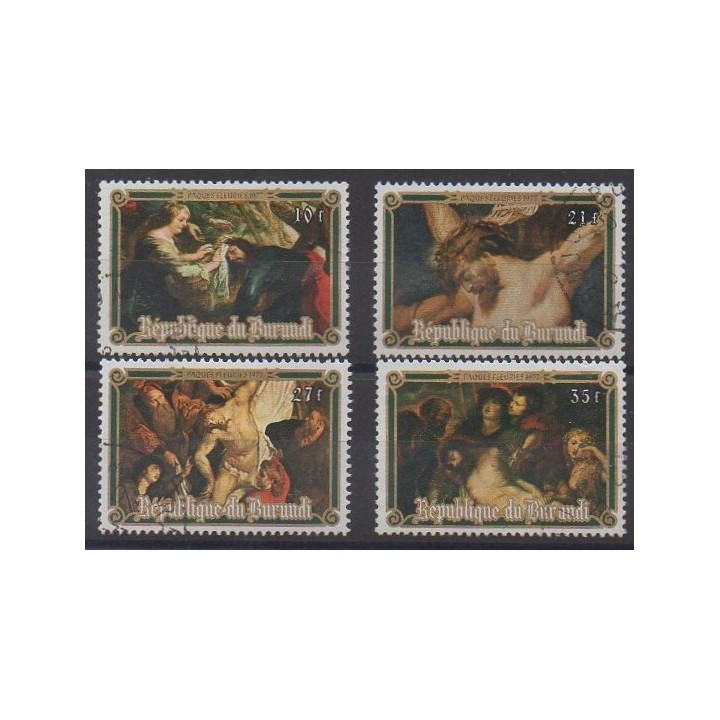 Acheter cette série de timbres du Burundi de l'année 1977 (No 699/702). - Oblitéré