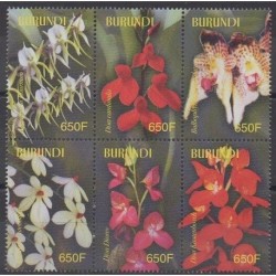 Burundi - 2004 - No 1094/1099 - Orchidées