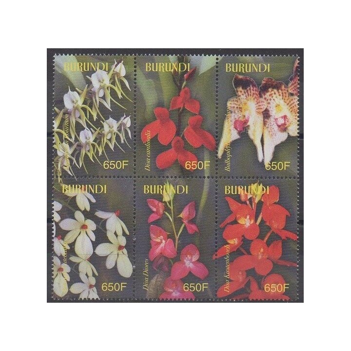 Acheter cette série de timbres du Burundi de l'année 2004 (No 1094/1099).