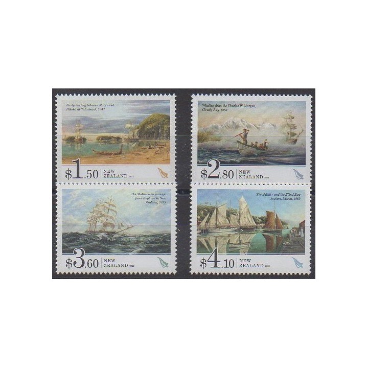 Acheter cette série de timbres de Nouvelle-Zélande de l'année 2022 (No 3681/3684).