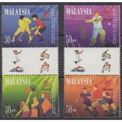 Malaysia - 1997 - Nb 652/655 - Various sports