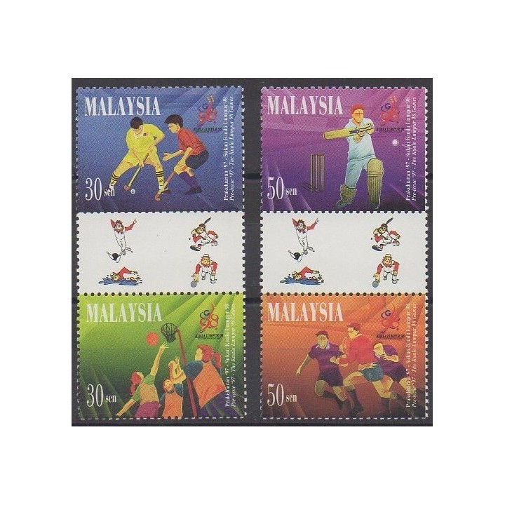 Acheter cette série de timbres de Malaisie de l'année 1997 (No 652/655).