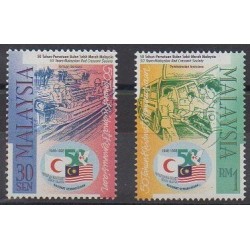 Malaisie - 1998 - No 660/661 - Santé ou Croix-Rouge