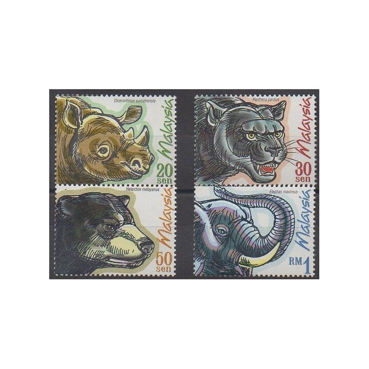 Acheter cette série de timbres de Malaisie de l'année 1999 (No 703/706).