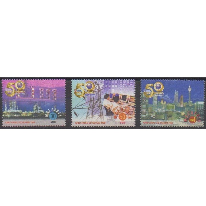 Acheter cette série de timbres de Malaisie de l'année 1999 (No 730/732).