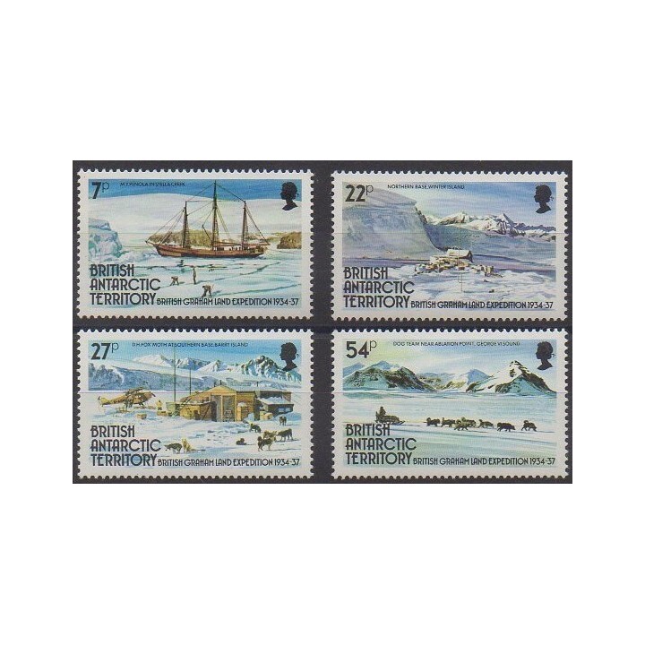 Buy this set of stamps of British Antarctic Territory of the year 1985 (Nb 144/147).