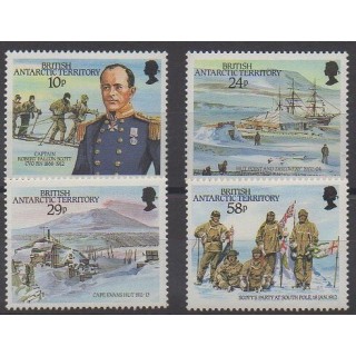 Buy this set of stamps of British Antarctic Territory of the year 1987 (Nb 160/163).