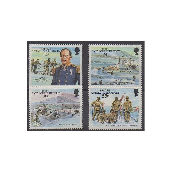 Acheter cette série de timbres de l'Antarctique britannique de l'année 1987 (No 160/163).