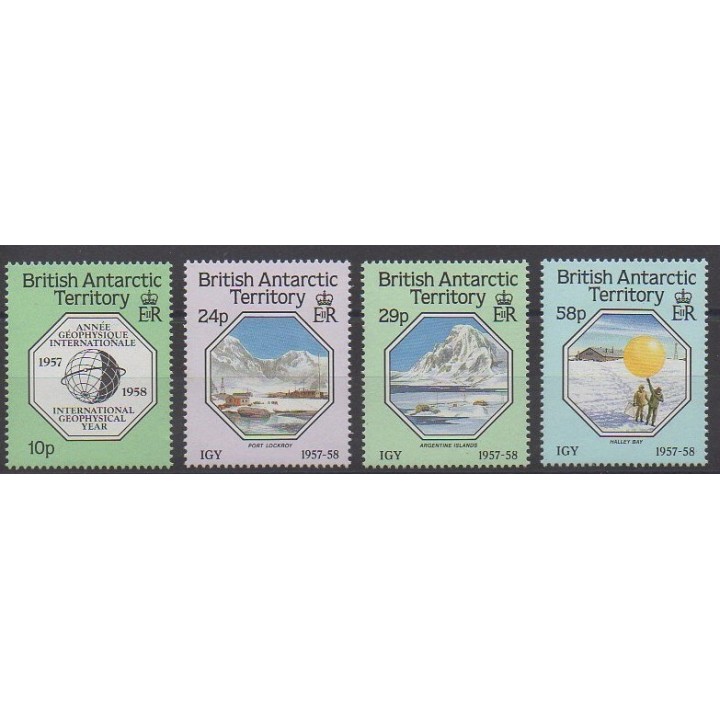 Buy this set of stamps of British Antarctic Territory of the year 1987 (Nb 164/167).