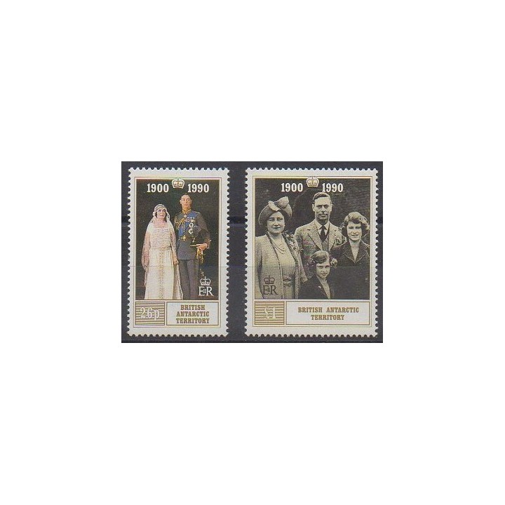Acheter cette série de timbres de l'Antarctique britannique de l'année 1990 (No 191/192).