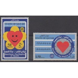 Qatar - 1992 - No 616/617 - Santé ou Croix-Rouge