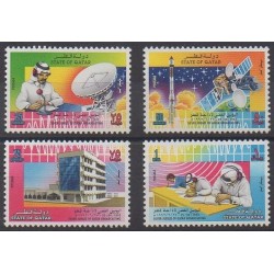 Qatar - 1993 - No 636/639 - Télécommunications