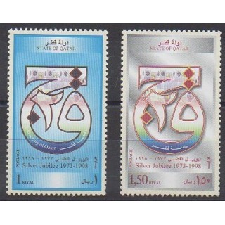 Acheter cette série de timbres du Qatar de l'année 1998 (No 766/767).