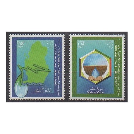 Qatar - 2000 - No 791/792 - Environnement