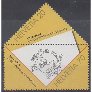 Acheter cette série de timbres de Suisse de l'année 1999 (No 1618/1619).