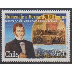 Chili - 2001 - No 1595 - Célébrités