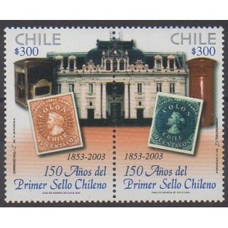 Buy this set of stamps of Chile of the year 2003 (Nb 1660/1661).