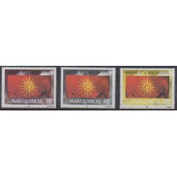 Macedonia - 1993 - Nb 10/12 - Flags