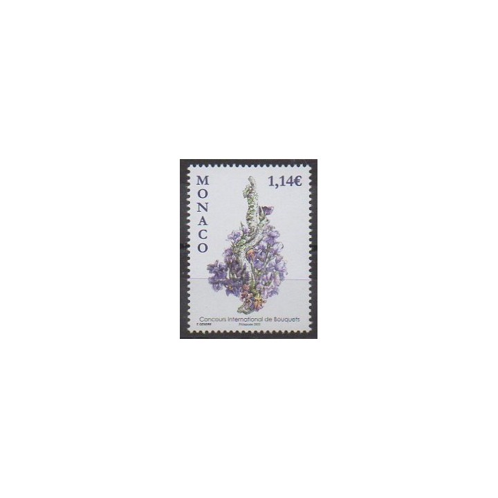 Buy this stamp of Monaco of the year 2022 (Concours de bouquets).