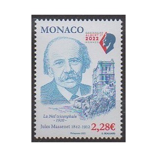 Buy this stamp of Monaco of the year 2022 (Jules Massenet).