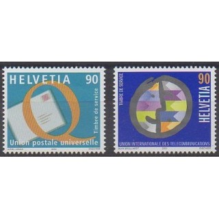 Acheter cette série de timbres de Suisse de l'année 2003 (No S478/S479).