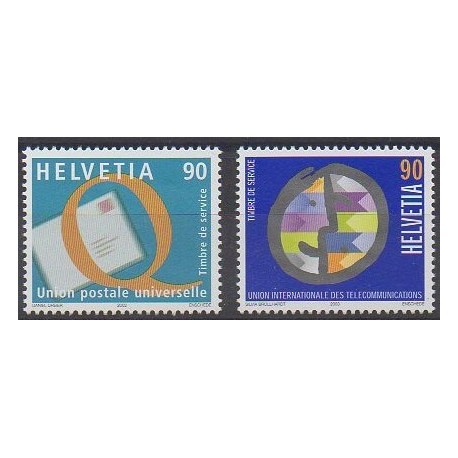 Suisse - 2003 - No S478/S479 - Service postal - Télécommunications