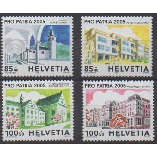 Buy this set of stamps of Swiss of the year 2005 (Nb 1844/1847).