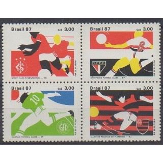 Acheter cette série de timbres du Brésil de l'année 1987 (No 1848/1851).